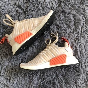 Adidas nude & coral shoes